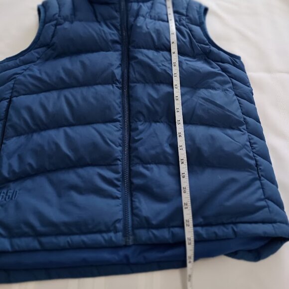 Cabela's Premier Northern Goose Down Blue Puffer Vest Women's Small 650 - Picture 11 of 11